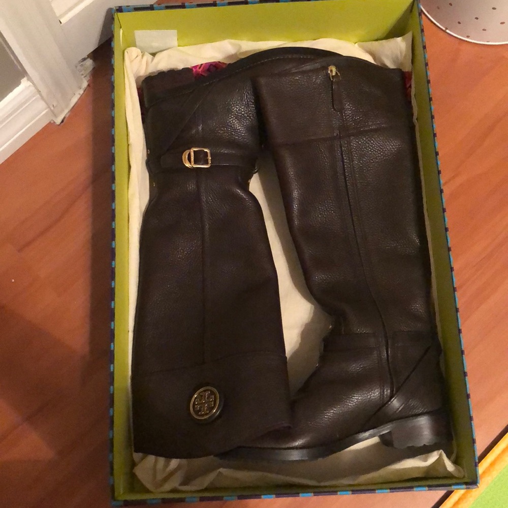 Tory Burch Teresa Riding Boots - Picture 1 of 4